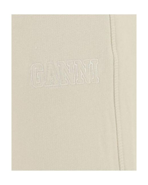 Ganni Natural Software Isoli Elasticated Pants