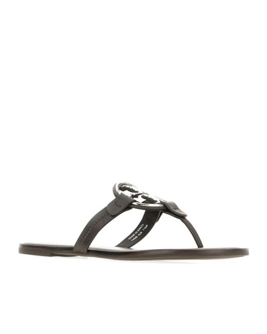 Tory Burch Multicolor Miller Logo Thong Flat Sandals
