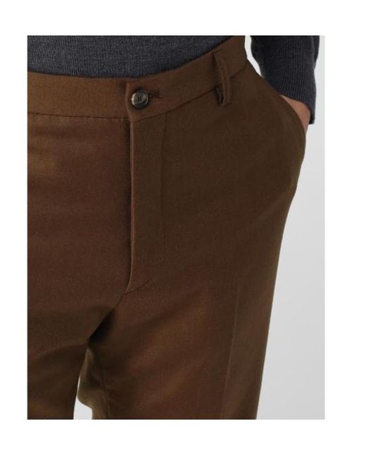 Etro Gray Button Trousers for men