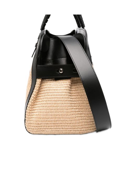 Casadei Black Park Avenue Tote Bag