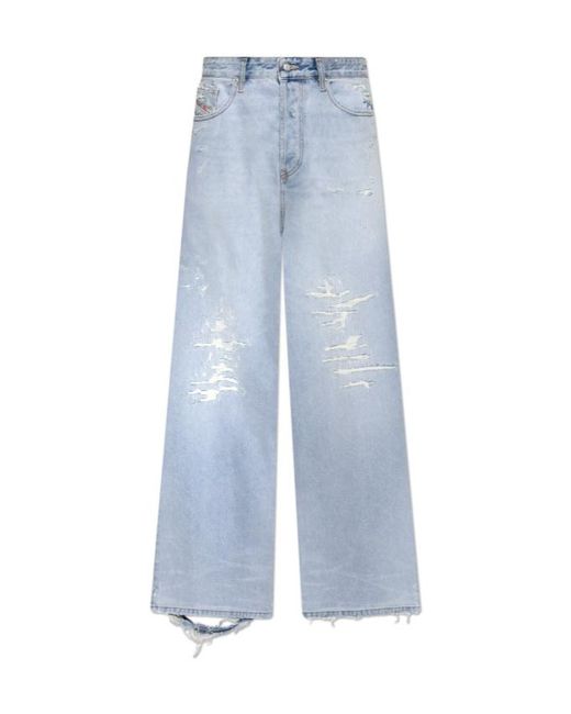 DIESEL Blue D-Rise Jeans for men