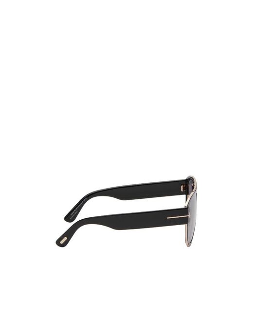 Tom Ford Metallic Logo Sunglasses for men