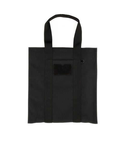 Moschino Black Cordura Shopper Bag for men