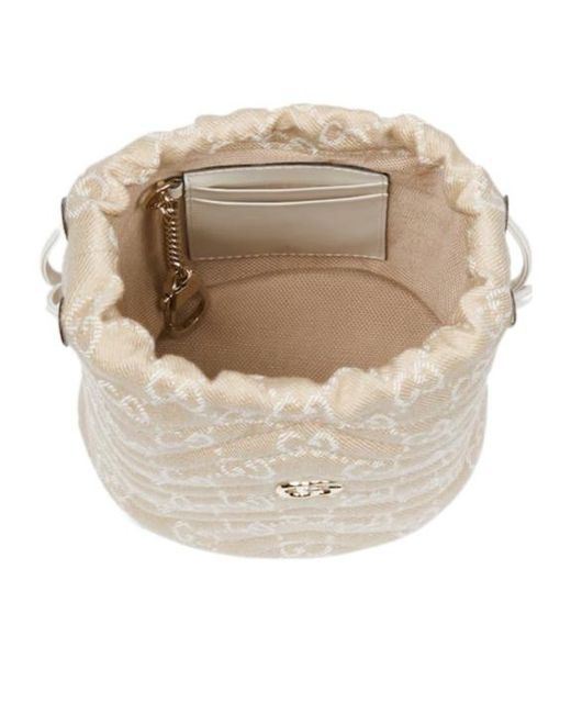 Gucci Natural Gg Marmont Small Bucket Bag