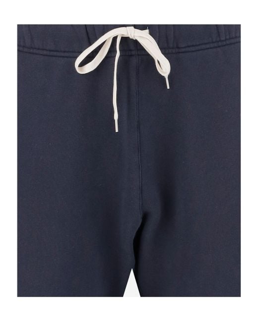 Autry Blue Drawstring Jogging Pants for men