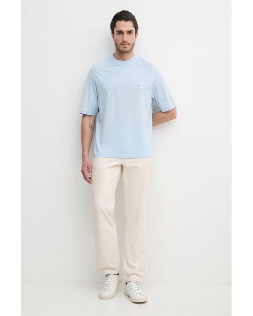 Emporio Armani Pink Short-Sleeved T-Shirt for men