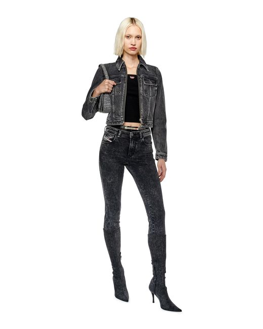 DIESEL Blue Babhila Mid-Rise Skinny Jeans