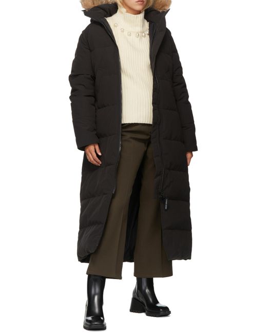 Canada Goose Black Hooded Down Jacket