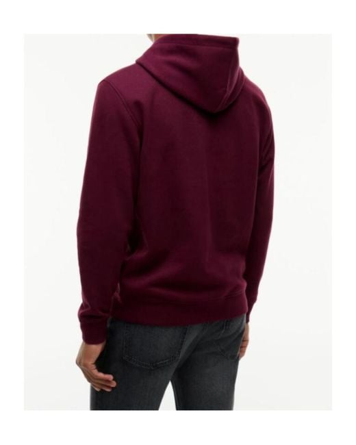 Tommy Hilfiger Purple Regular Logo Hoody for men