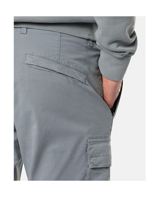 Stone Island Blue Compass-Badge Trousers for men
