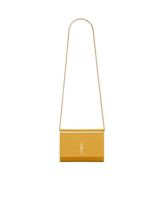 Saint Laurent Metallic Vicky Minaudière Shoulder Bag
