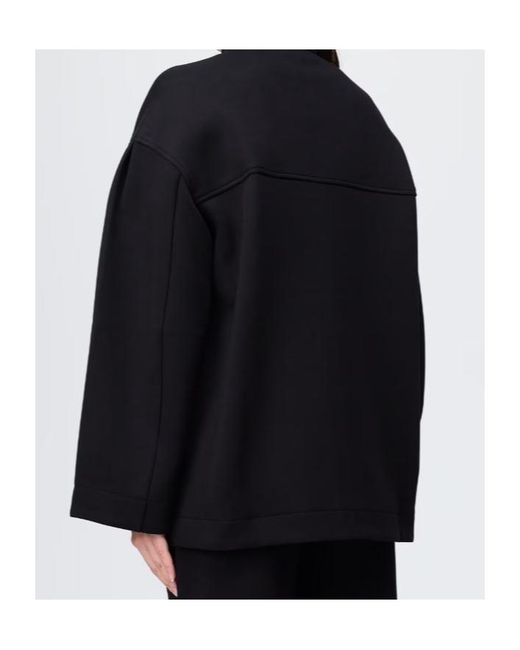 Max Mara Black Long-Sleeved Casual Jacket