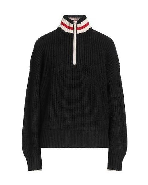 Brunello Cucinelli Black Minimal Solid Cashmere Knit Sweater