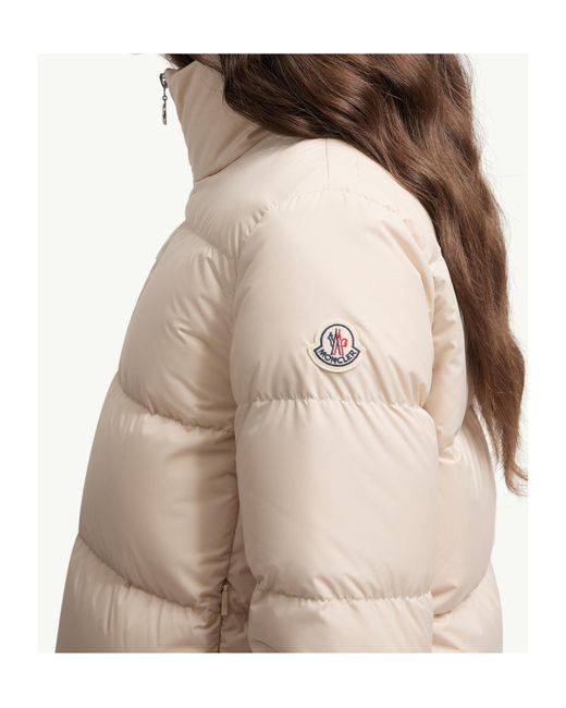 Moncler Natural Mauzun Zip-Up Puffer Jacket