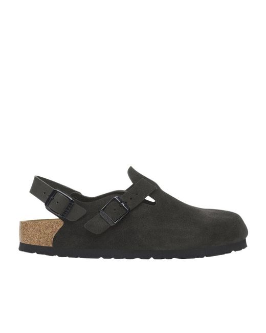 Birkenstock Black Tokio Side-Buckle Slingback Sandals for men