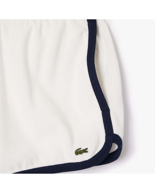 Lacoste White Versatile Casual Shorts