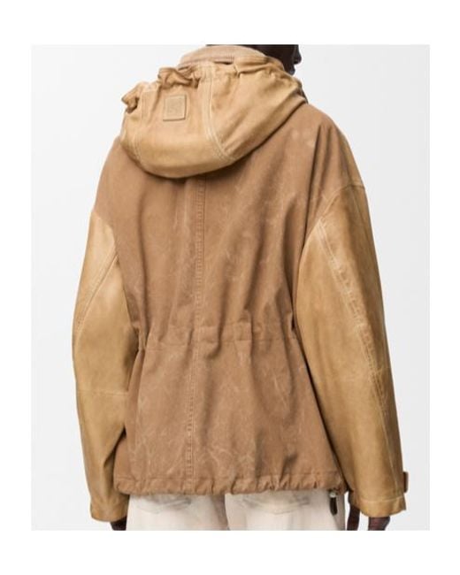 Loewe Brown Short Parka for men