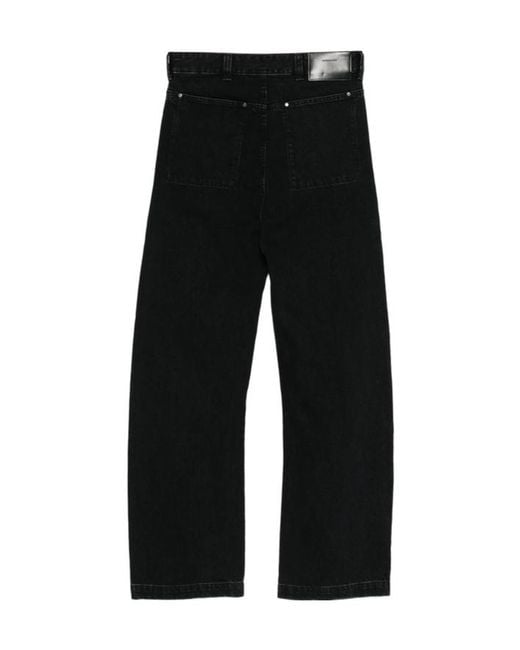 Entire studios Black Gem Wide-Leg Jeans