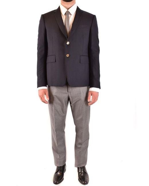 Thom Browne Blue Tailored Jacket for men