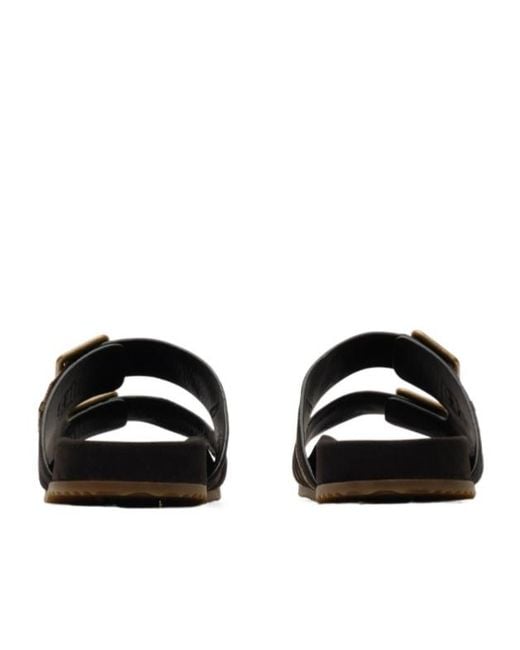 Burberry Black Check Urchin Sandals