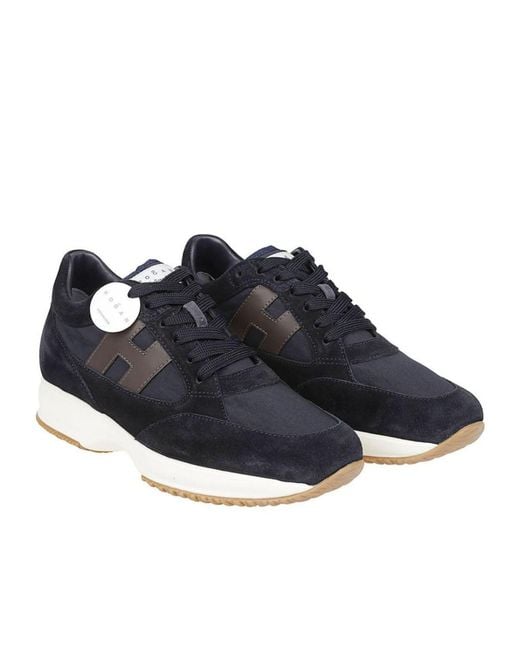 Hogan Blue Interactive Low-Top Sneakers for men