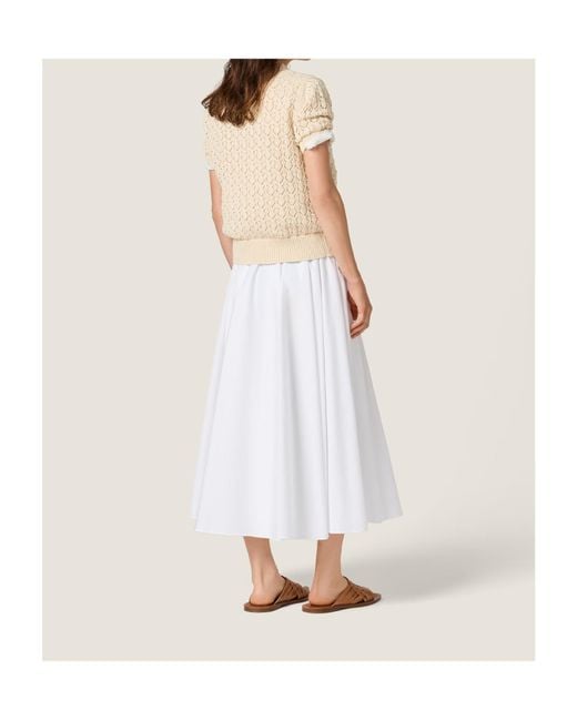 Miu Miu Natural Cotton Polo Shirt