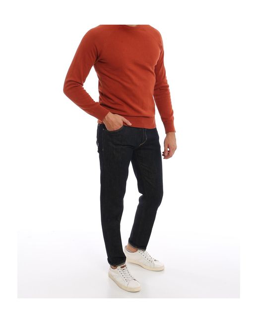 PT01 Black Straight Jeans for men