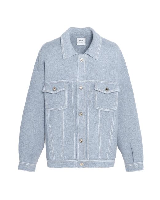 Barrie Blue Long-Sleeved Casual Jacket
