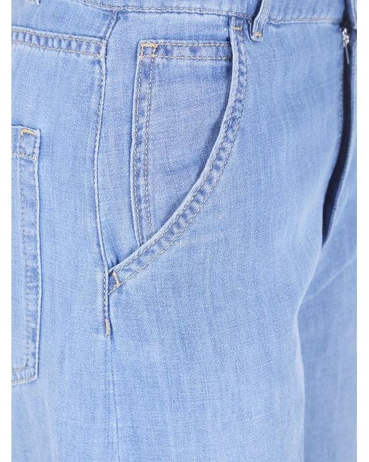 Seventy Blue High-Waist Jeans