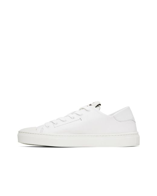 VIVIENNE WESTWOOD Low Top Soft Punchスニーカー Vivienne Westwood Low Top Soft Punch Sneakers in White for