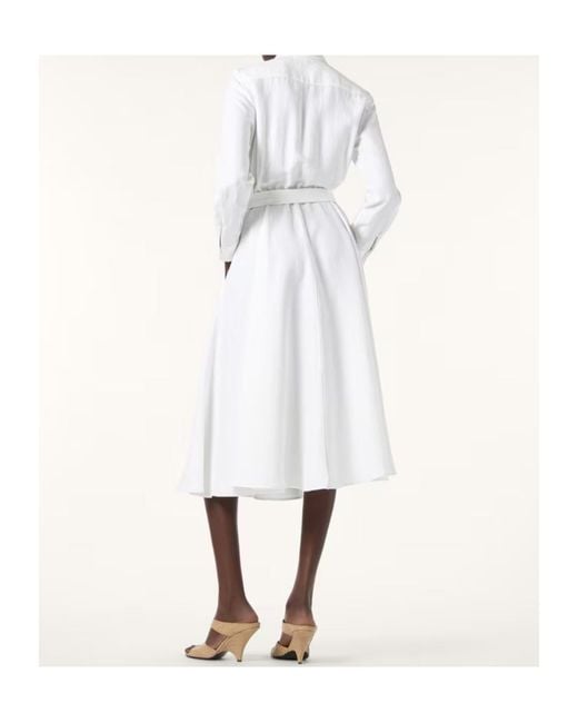 Loro Piana White Adriel Dress