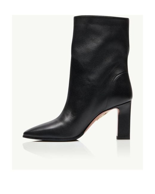 Aquazzura Black Calf-Length 100Mm Boots