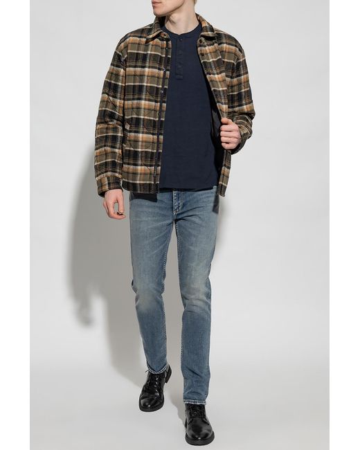 Rag & Bone Blue Item O-Neck Short-Sleeved T-Shirt for men