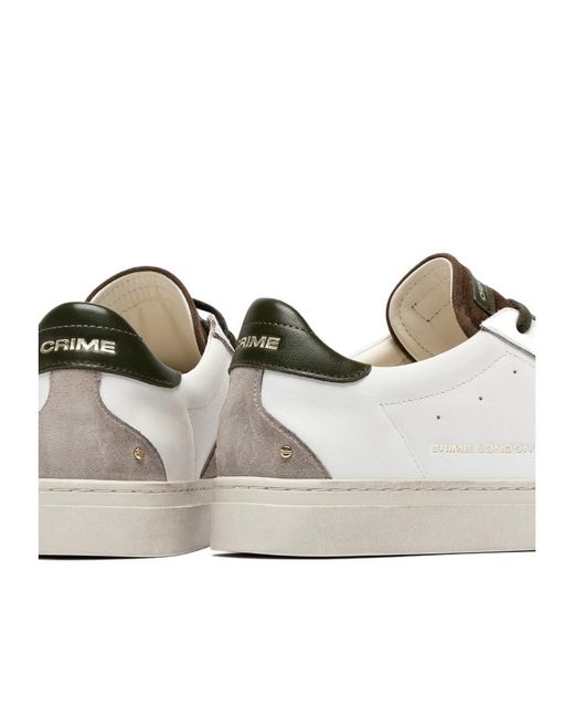 Crime London Multicolor Lace-Up Sneakers for men