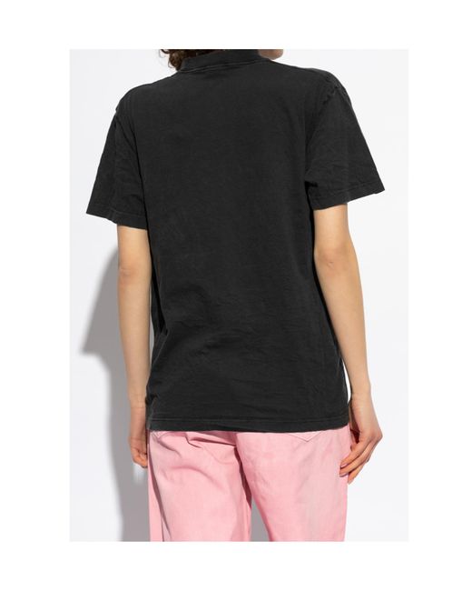 Balenciaga Black T-Shirt With Print