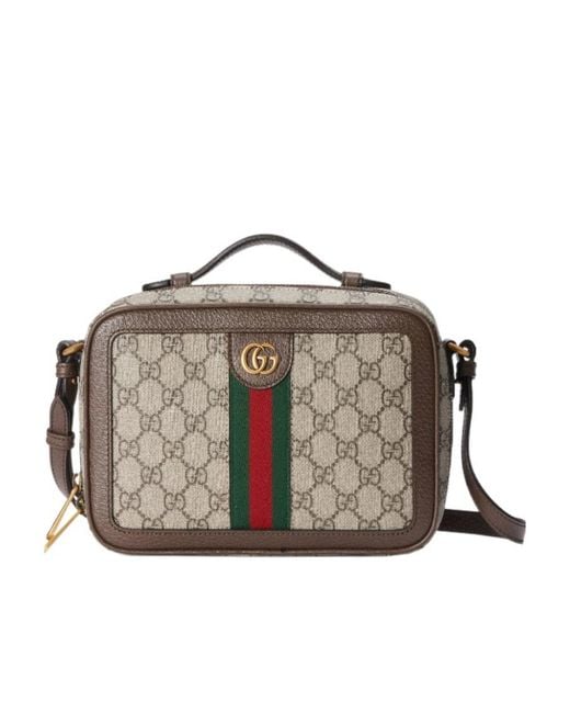 Gucci Brown Ophidia Small Shoulder Bag for men
