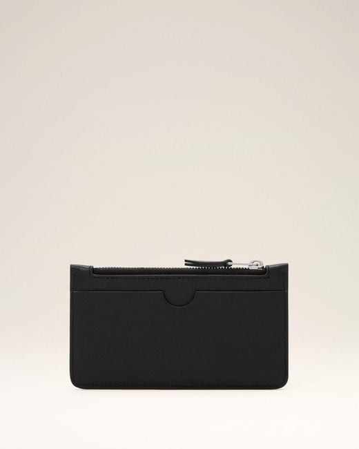 AMI Black Zipper Card Holder for men