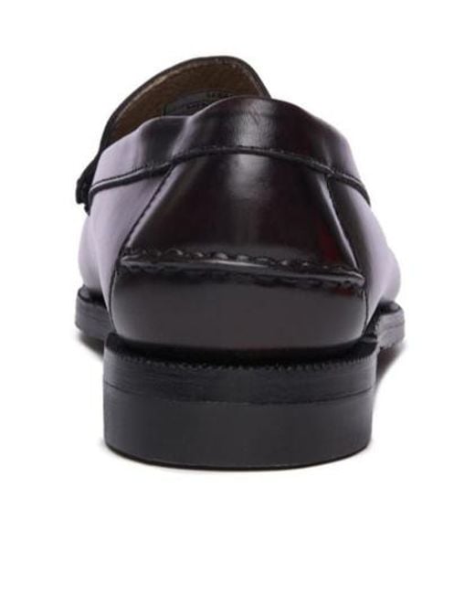 Sebago Black Tassel Loafers for men
