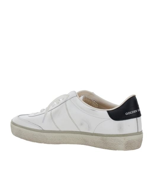 Golden Goose Deluxe Brand White Soul Star Lace-Up Sneakers for men