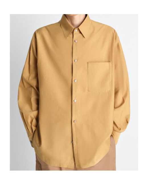Lemaire Natural Classic Pocket Shirt for men