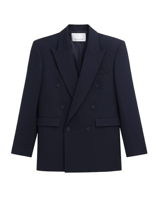 Frankie Shop Blue Monterey Structured Blazer
