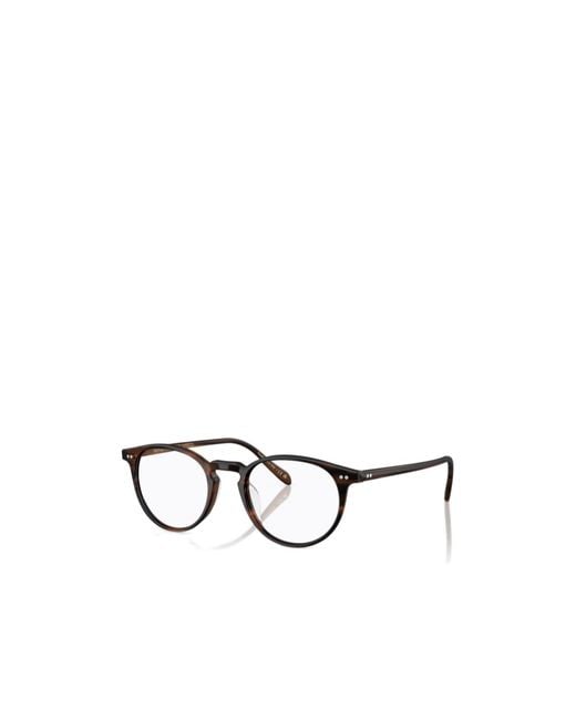 Oliver Peoples White Riley-R Glasses for men
