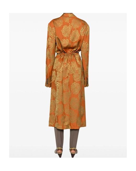 Dries Van Noten Orange Long-Sleeved Windbreaker