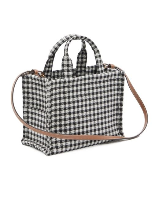 Céline White Small Cabas Thais