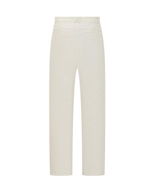 Willy Chavarria White Chilango Tailored Pants for men
