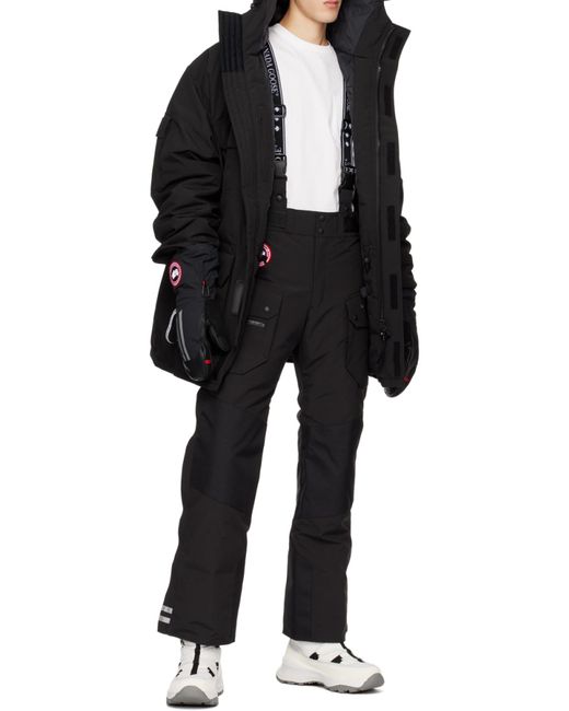 Canada Goose Black Expedition Hooded Jacket for men