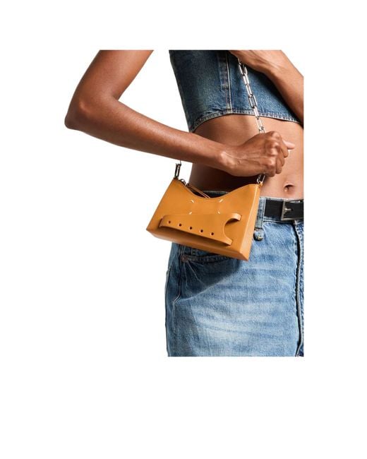 Maison Margiela Natural Mini Chain Underarm Bag