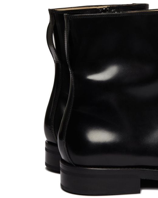 Lemaire Black Ankle Boots for men