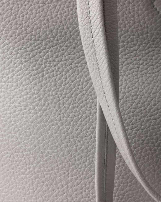 Prada Gray Large Leather Tote Bag