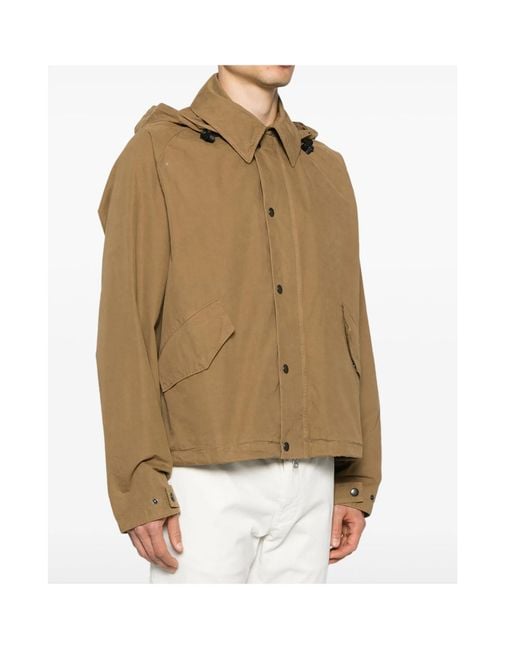 Aspesi Natural Hooded Casual Jacket for men